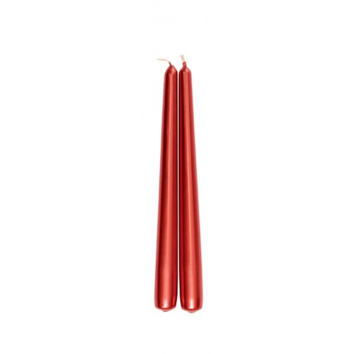 8 Bougies Luxe Rouge 24cm