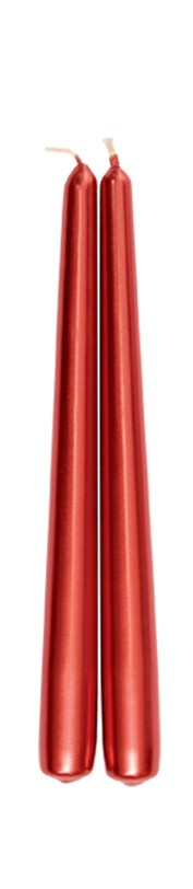 8 Bougies Luxe Rouge 24cm